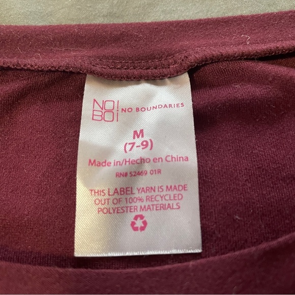 💖4 for $24💖 Nobo puffy sleeved t-shirt juniors sz medium - Picture 2 of 4